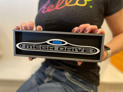 SEGA MEGA DRIVE 3D printed game console placard, multi-color|297170886030