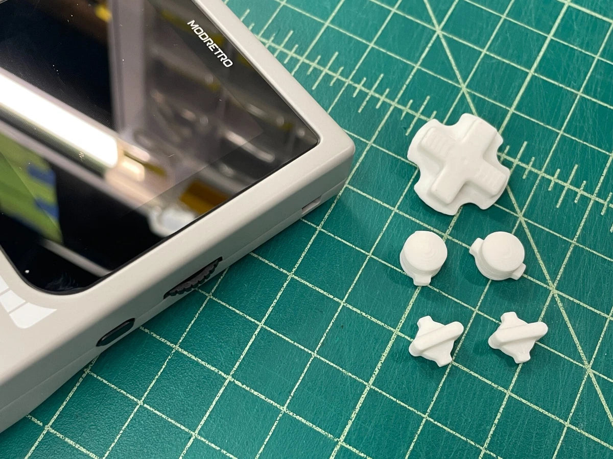 Modretro Chromatic control button set, custom 5-piece set, 25+ colors available|296912184434