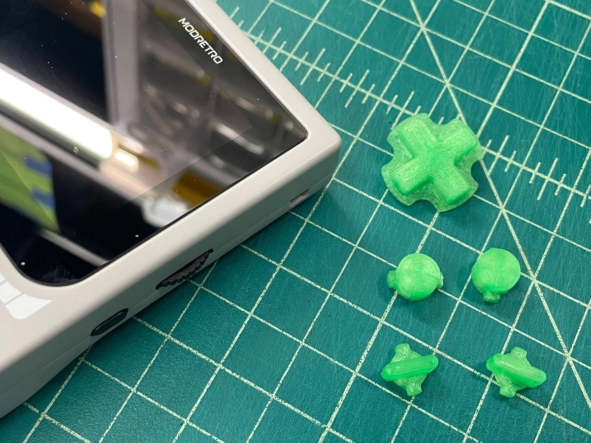 Modretro Chromatic control button set, custom 5-piece set, 25+ colors available|296912184434