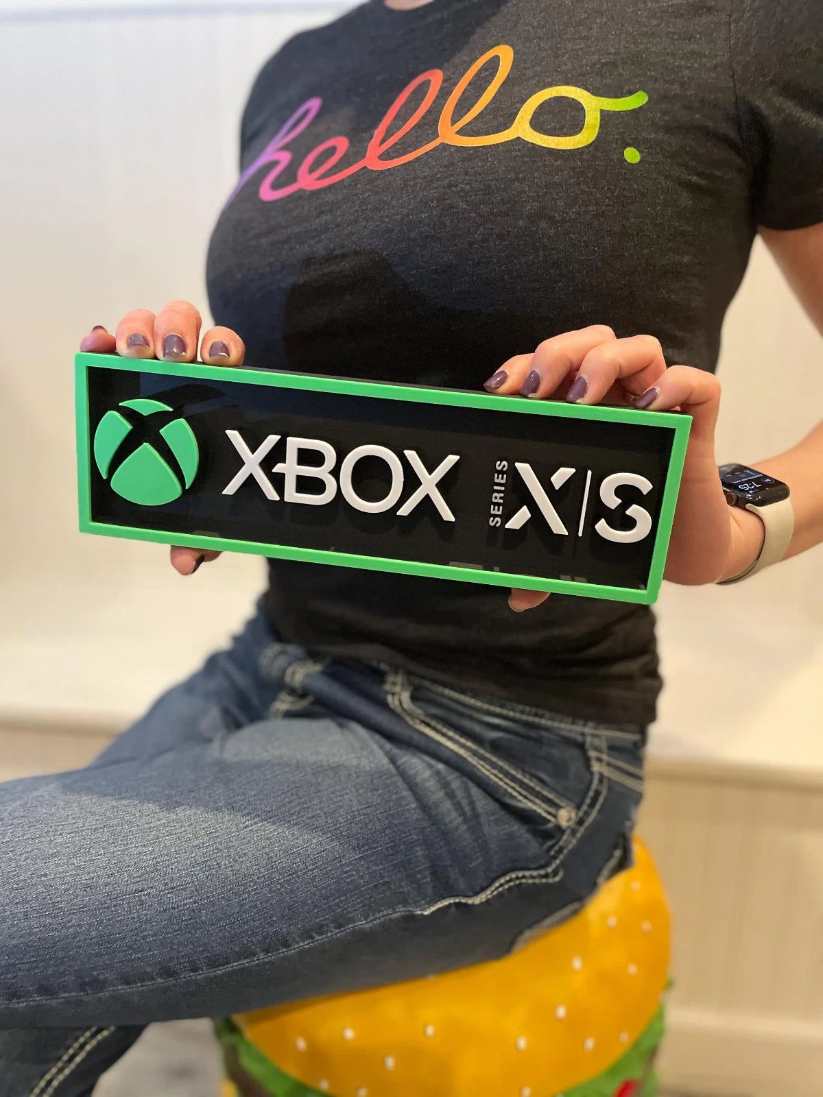 XBOX SERIES X | S 3D printed game console placard, multi-color|297171171004