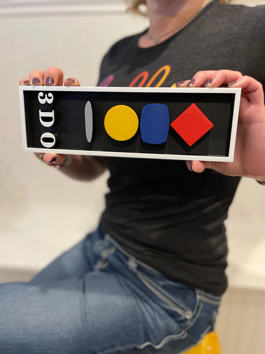 PANASONIC 3DO 3D printed game console placard, multi-color|297170842945