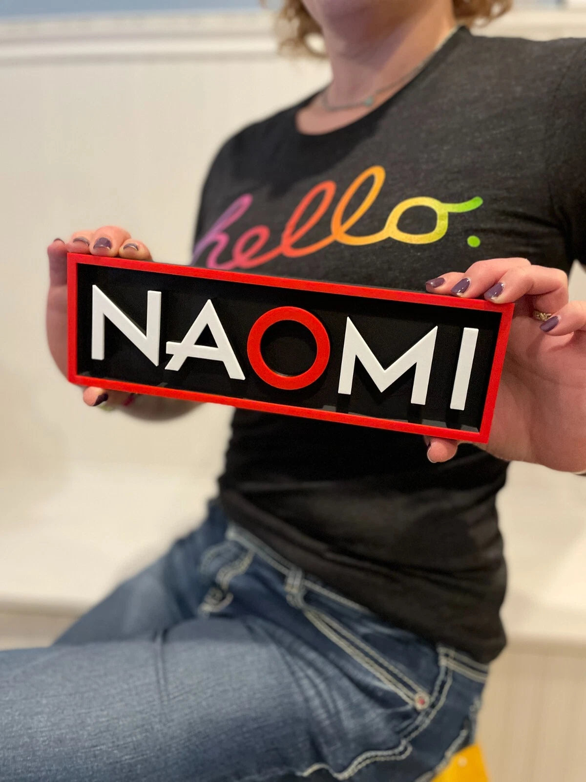 NAOMI 3D printed game console placard, retro sign, multi-color|297170805120